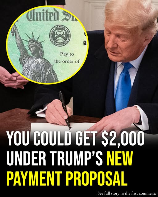 Trump reveals when cheques could go out after promise to give $2,000 to almost everyone in America
