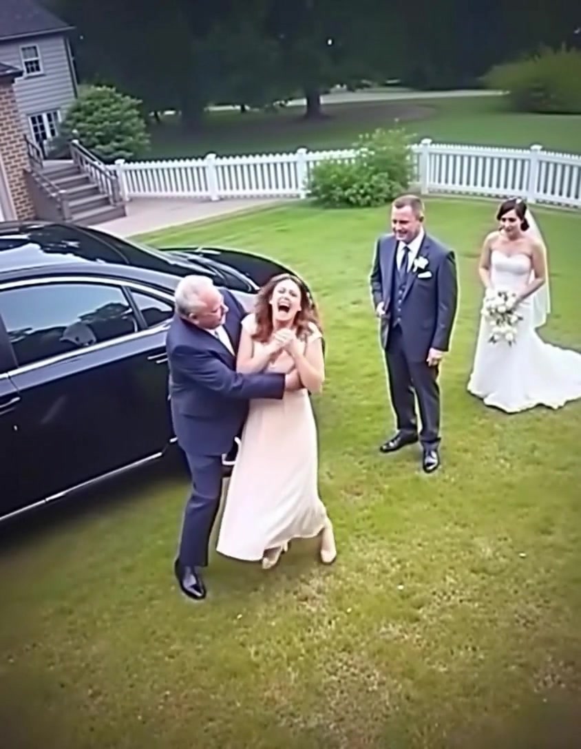 The wedding couldn’t have been more perfect—until Dad suddenly gripped my hand and whispered, “Get