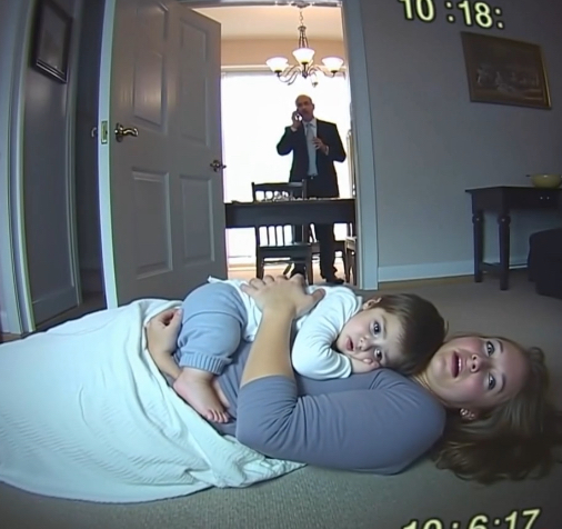 My husband made dinner, and soon after my son and i collapsed. as i pretended