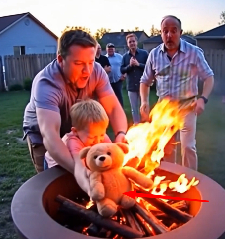 At the family BBQ, I froze when I saw my son’s toys melting in the