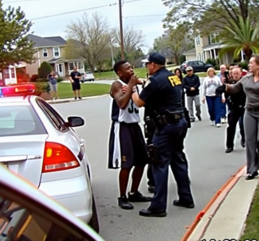 A racist police officer arrested and beat up a Black teenager for no reason —