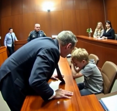 At the custody hearing, my ex-husband shouted, “My son loves me! He’s terrified of his