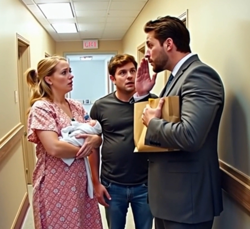 I’d just given birth when I ran into my ex-husband in the hospital hallway. “Congratulations,”