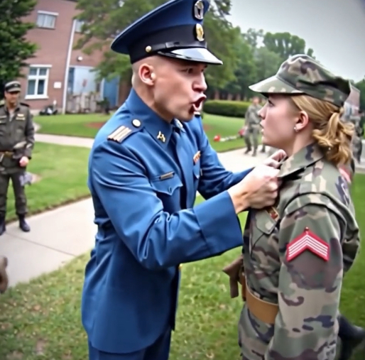 “Get out of here, woman! There’s no room for the likes of you in my