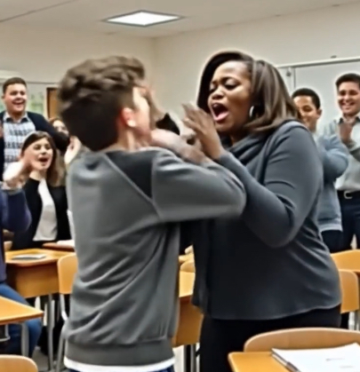 A Group Of Racist Students Grabbed A Black Teacher’s Neck In Class And Insulted Her,
