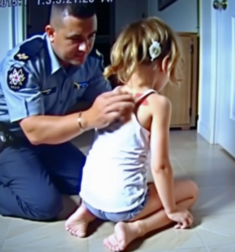 My 7-year-old came back from her mom’s place with marks. Her stepdad called it ‘toughening