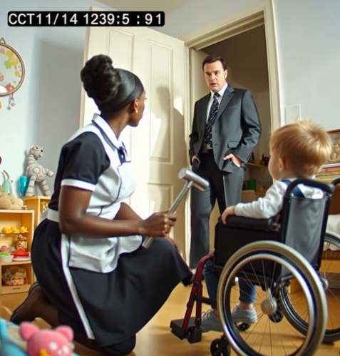 A millionaire came home without announcing… and froze when he saw the housemaid doing this… Daniel