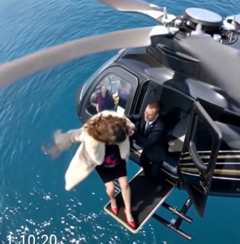 Husband Pushes Pregnant Billionaire Wife Off Helicopter To Take Property, But Unexpectedly She Was Prepared… It