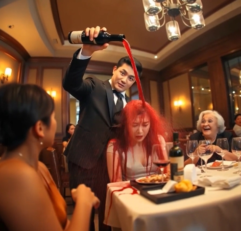 My Husband Poured Wine on Me at Dinner, His Mother Laughed—What I Did Next Silenced