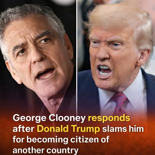 George Clooney Fires Back After Trump’s Late-Night Social Media Post