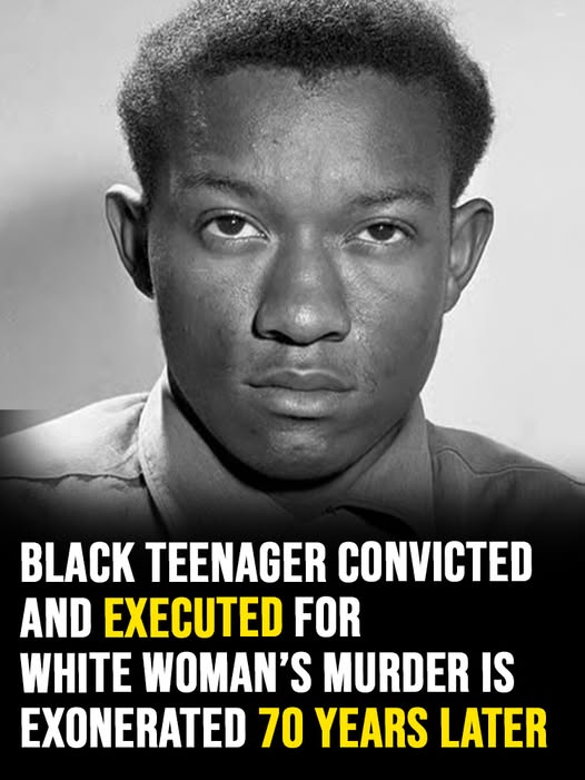 Black teenager convicted and executed for white woman’s murder is exonerated decades later
