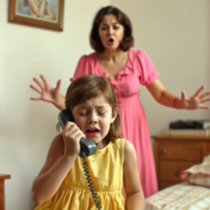 The phone rang, and my daughter’s voice broke through tears. “Mommy… Daddy’s girlfriend’s boyfriend hit me