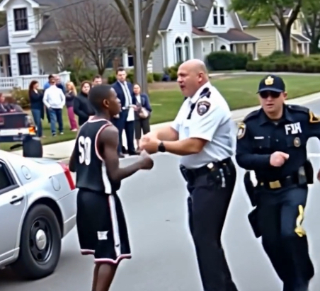 A racist police officer arrested and beat up a Black teenager for no reason —
