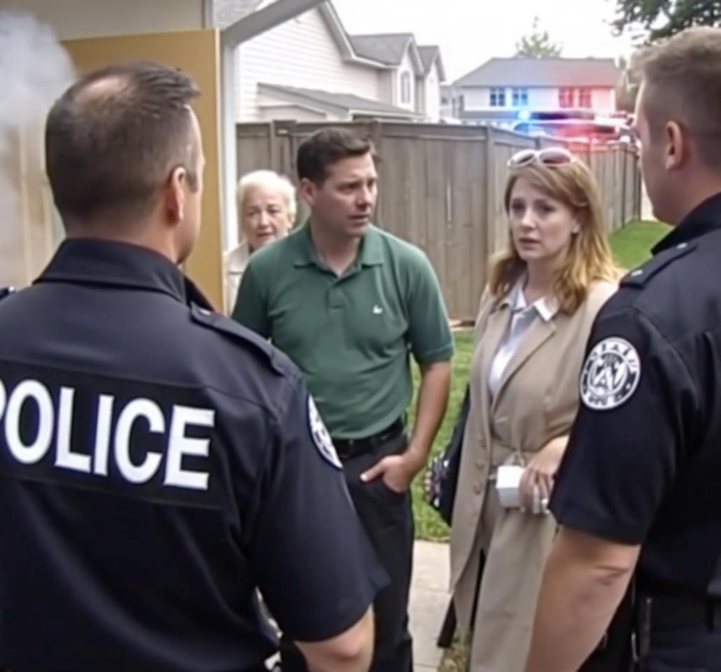 At the family barbecue, my phone buzzed with a message: “Get out now. Don’t say