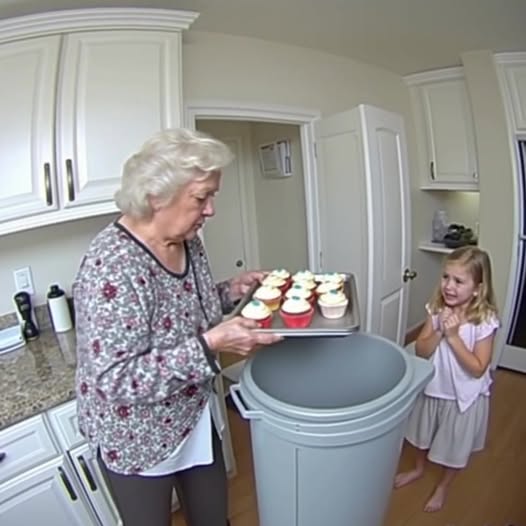 My 8-year-old spent five hours baking cupcakes for our family dinner. My mother tossed them
