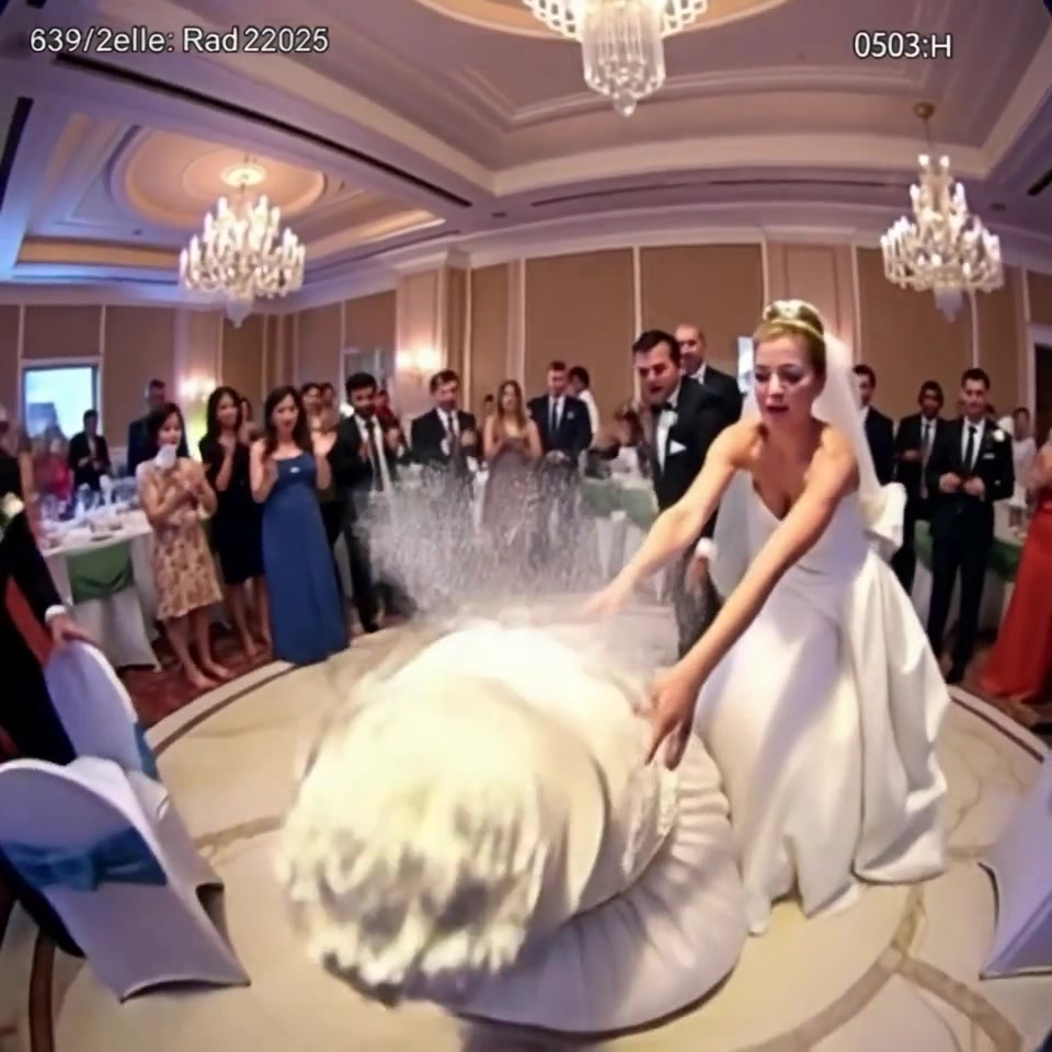 As I lifted the knife to cut the wedding cake, my sister hugged me tightly