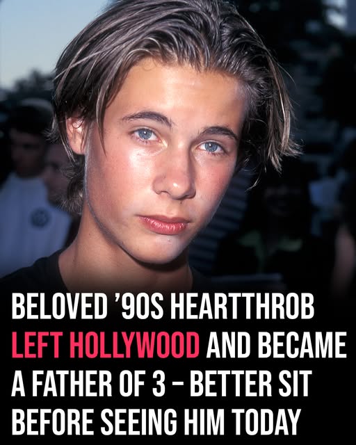 Beloved ’90s heartthrob has stepped away from Hollywood and is now embracing life as a father of three