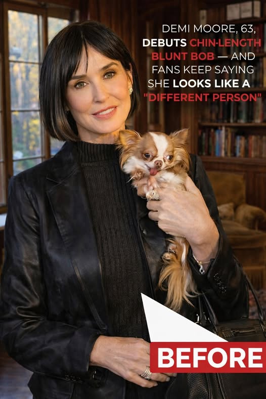 Demi Moore Stuns With Fresh New Haircut at Gucci FW26 Dinner