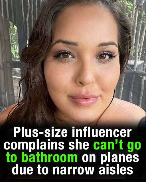 Plus-sized influencer goes viral for airplane bathroom battle